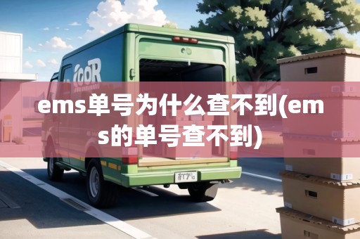 ems單號為什么查不到(ems的單號查不到)