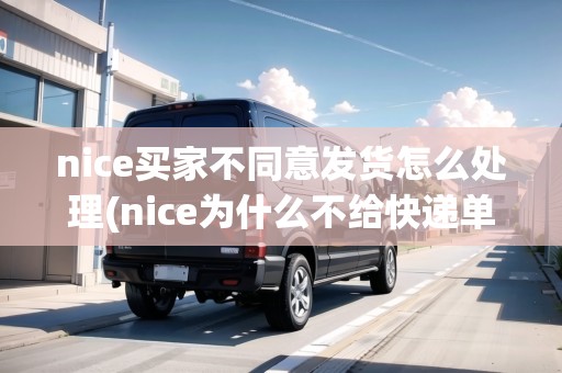 nice買家不同意發(fā)貨怎么處理(nice為什么不給快遞單號)